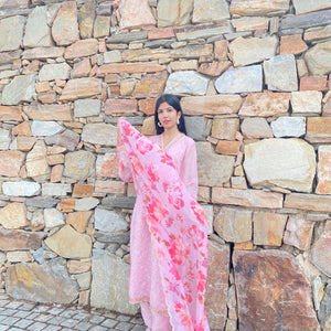 Premium Heavy Organza 3-Piece Set
