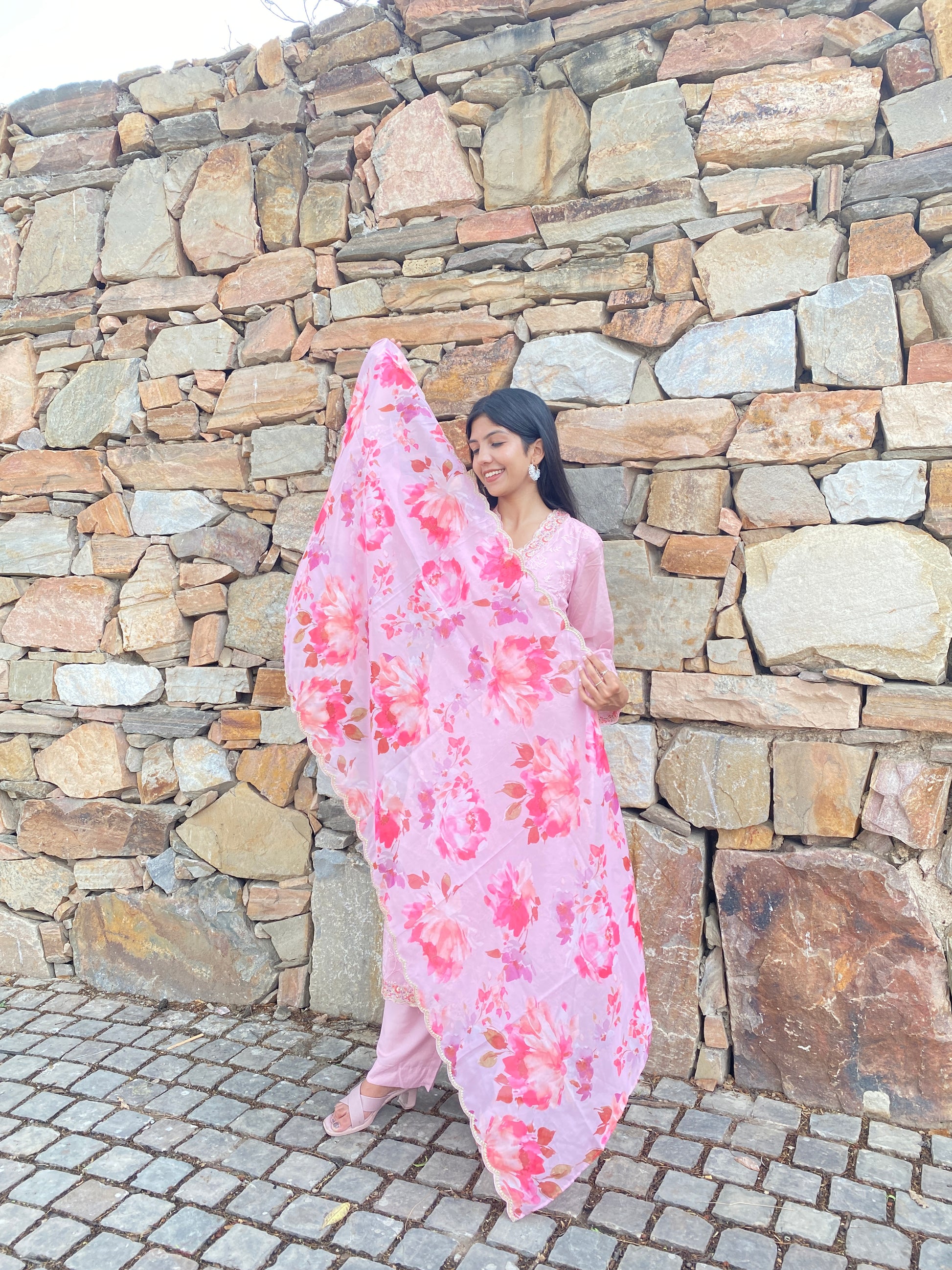 Premium Heavy Organza 3-Piece Set