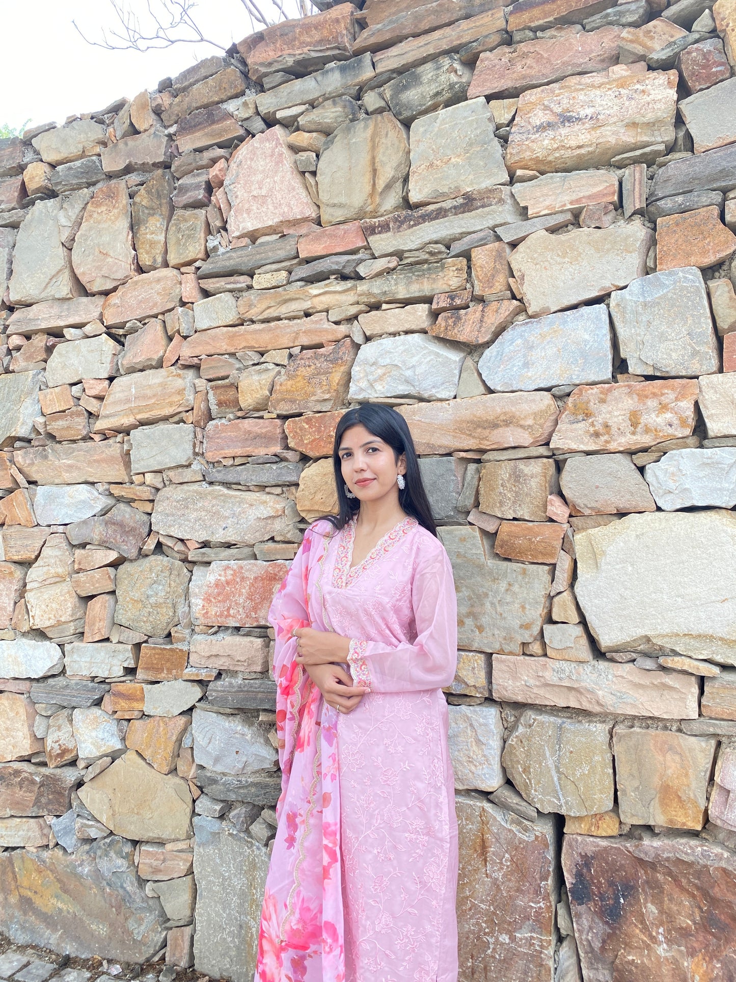 Premium Heavy Organza 3-Piece Set