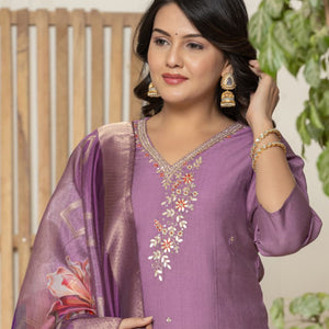 Vescose Silk Fabric Suit