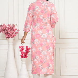 V neck Cotton Kurti