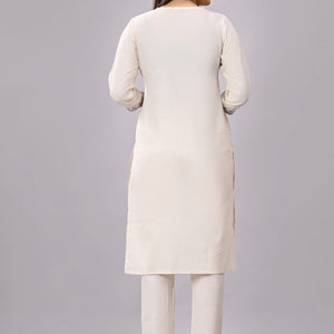 Khadi Cotton Embroidery Suit Set