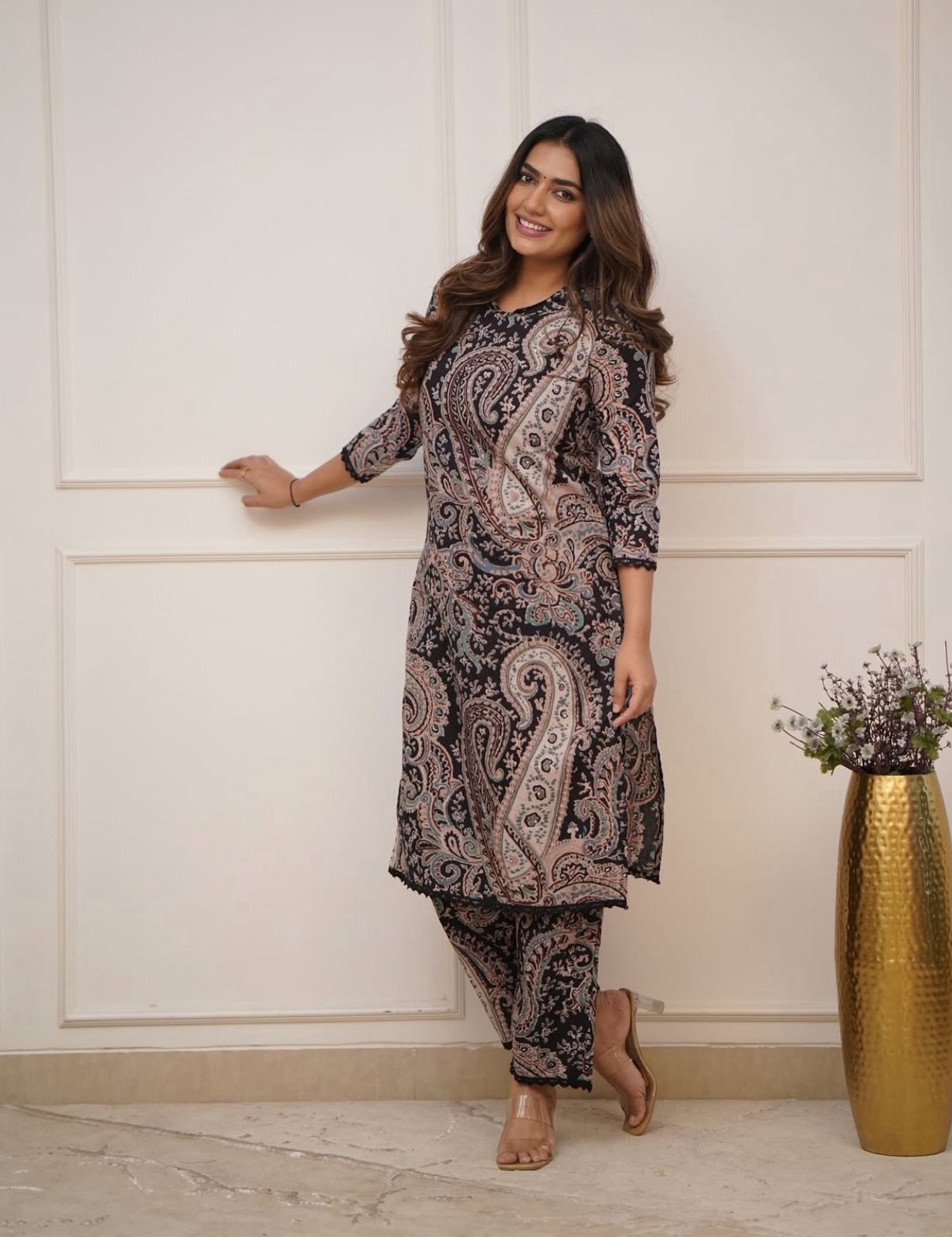 Designer Festive Cotton Kurti with Pant – Premium Comfort & Style