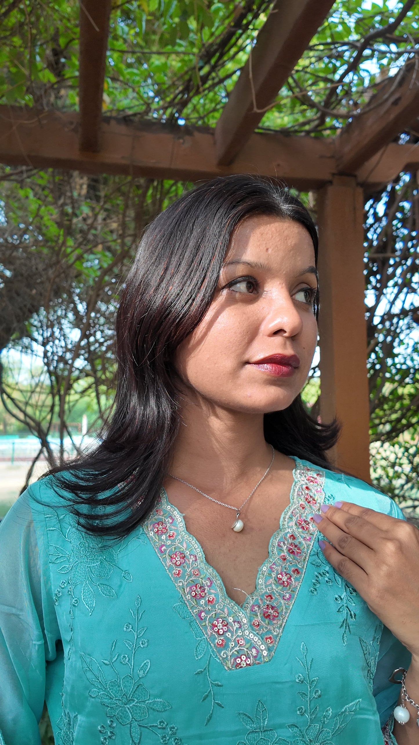 Premium Heavy Organza 3-Piece Set