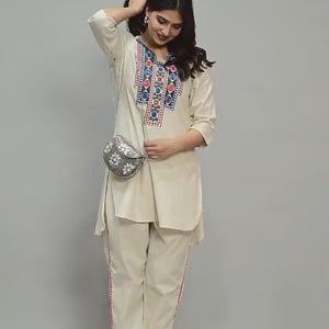 Trendy Comfortable Kurti Pant Set